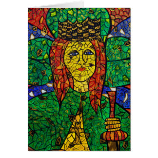 Santo patrón de St Dymphna de la depresión y de la