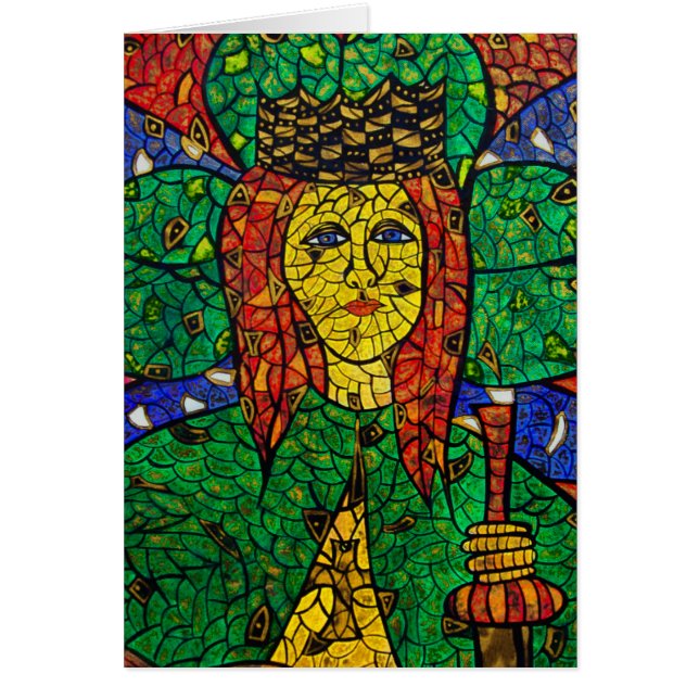 Santo patrón de St Dymphna de la depresión y de la (Frente)