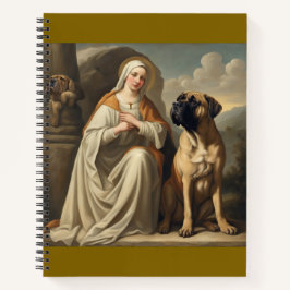santo patrón del cuaderno de bullmastiffs