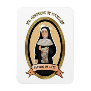 Santo patrón del imán de los gatos para el