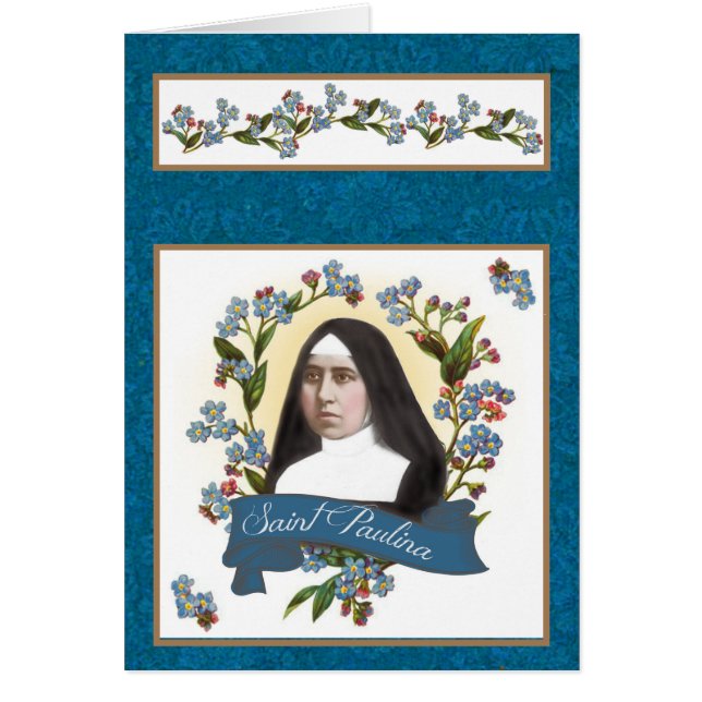 Santo patrón del St. Paulina de diabéticos (Frente)