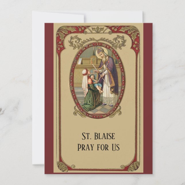 Santo Patrono Católico de la Enfermedad de la Trat (Anverso)