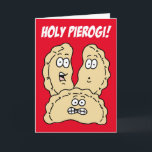 ¡Santo Pierogi, tienes 70 años! 70.ª tarjeta de cu<br><div class="desc">¡Santo Pierogi,  tienes 70 años! Diseño divertido de cumpleaños 70. Un gran diseño para cualquier hombre o mujer polaco que tenga setenta años. Ideal para un panadero,  chef o cualquier persona que ame esta comida polaca. Cuenta con un hilarante personalizado de pierogi.</div>
