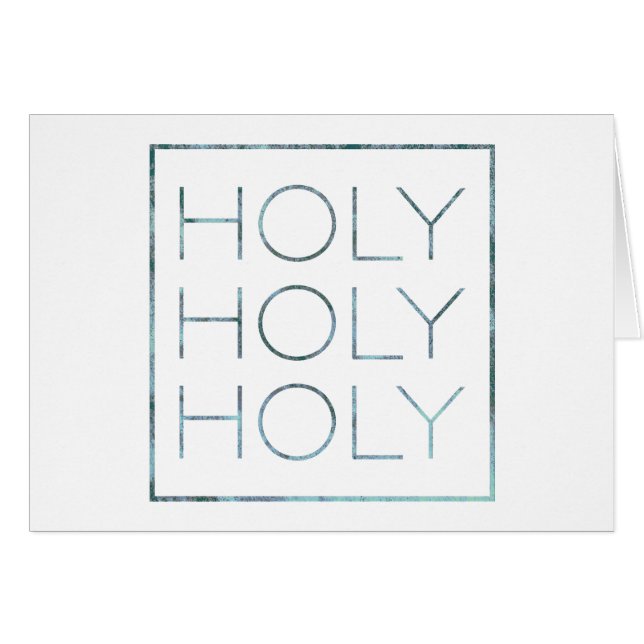 Santo Santo Santo  (Anverso (Horizontal))