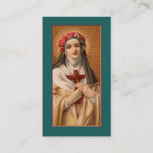 Santo subió de tarjeta del rezo o de visita de