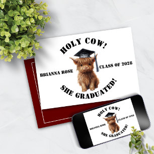 ¡Santo Vaca! Invitación a graduación