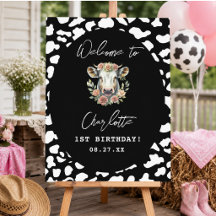 Santo Vaca Soy un Chica de Vaca Primer Cumpleaños