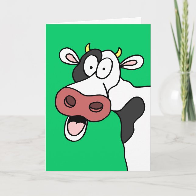 ¡Santo Vaca tienes 60 años! Graciosa tarjeta de cu (Anverso)