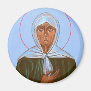 Santo Xenia del imán ortodoxo del icono de St