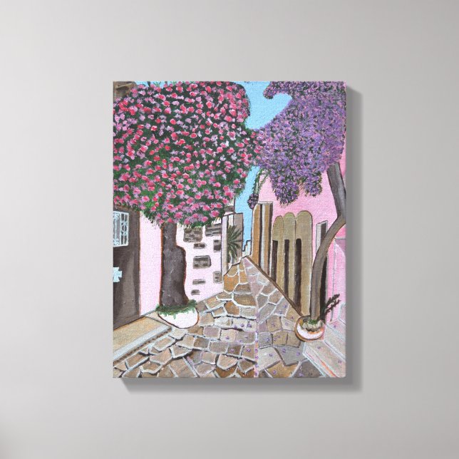 Santorini 2, lienzo griego (Anverso)