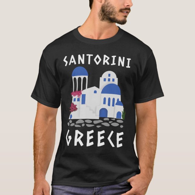 Santorini, camiseta de Grecia (Anverso)