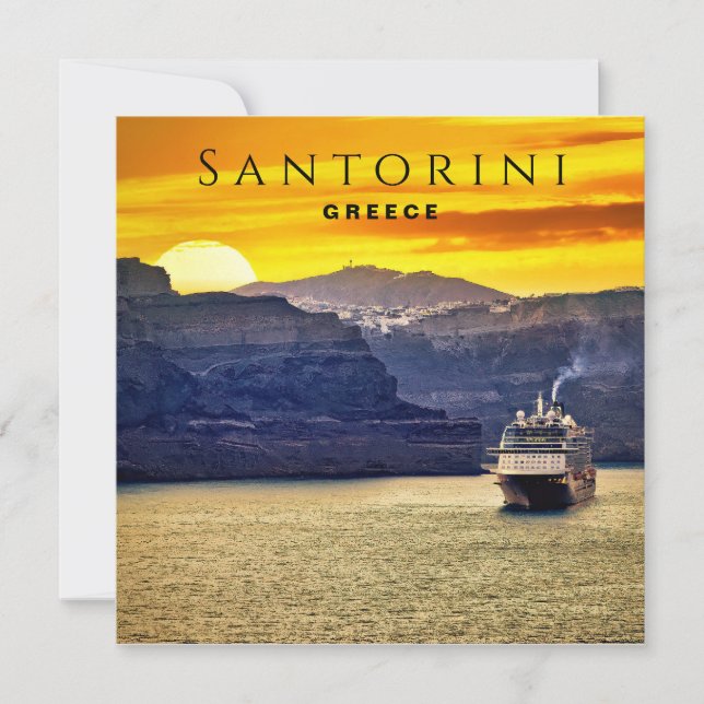 Santorini, Grecia (Anverso)