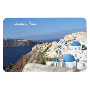 Santorini, Grecia, Oia, fotografía, imán