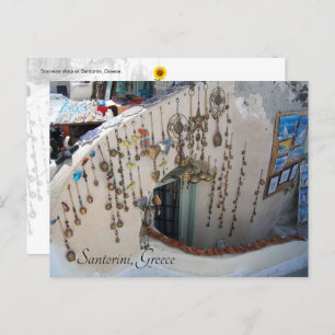 Santorini, Grecia Souvenirs - postal
