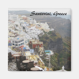 Santorini, imán cuadrado de Grecia