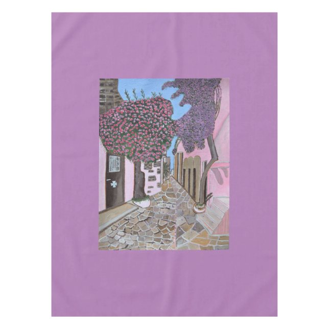 Santorini, manteles de Grecia (Anverso)