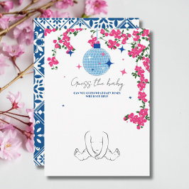 Santorini Pink Adivina la tarjeta de juego de la d