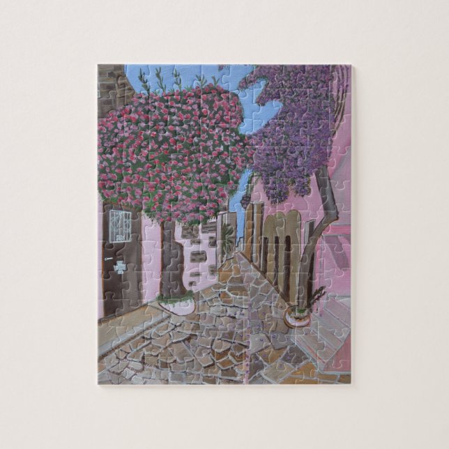 Santorini, rompecabezas de Grecia (Vertical)