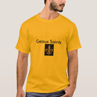 Santos de Geaux de la camiseta del oro