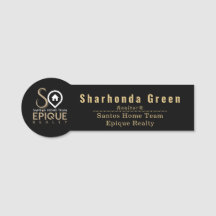 Santos Home Team - Etiqueta de nombre Epique Realt