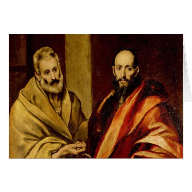 Santos Peter y Paul de El Greco (Anverso (Horizontal))