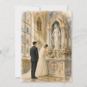Santuario de boda mariano Señora católica de la gr
