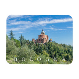 Santuario de Bolonia de San Luca vista imán de fri