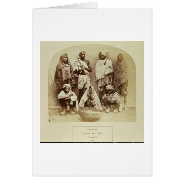 Saonras, una tribu aborigen de Saugor, central (Frente)