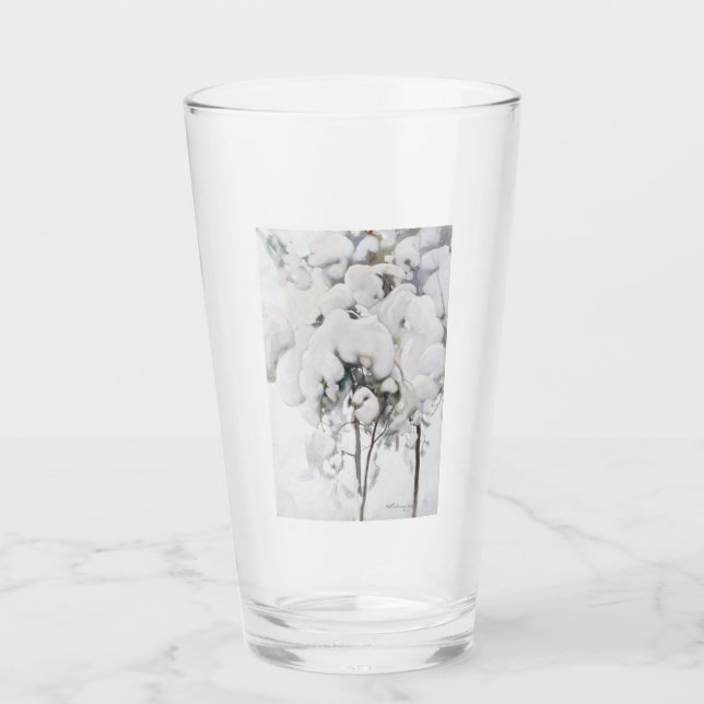 Saplings de pinos cubiertos de nieve (por Pekka Ha (Anverso)