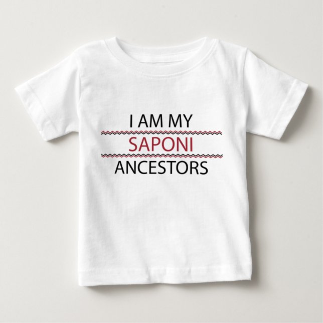 Saponi Ancestors Camisetas para bebés (Anverso)