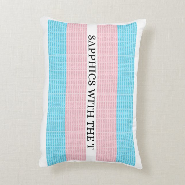 Sapphics con la almohada T 4.0 (Atrás (Vertical))
