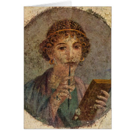 Sappho (fresco de Pompeya)