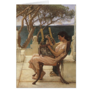 Sappho y Alcaeus por Sir Lawrence Alma Tadema