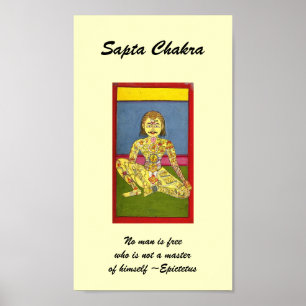 Sapta Chakra - poster / impresión