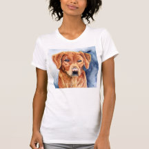 Sara la camiseta del golden retriever