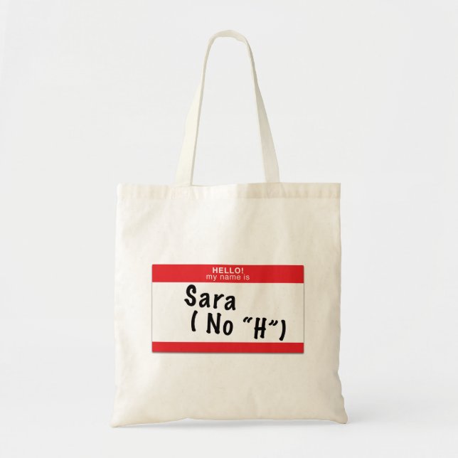 Sara la ninguna bolsa de asas de H (Frente)
