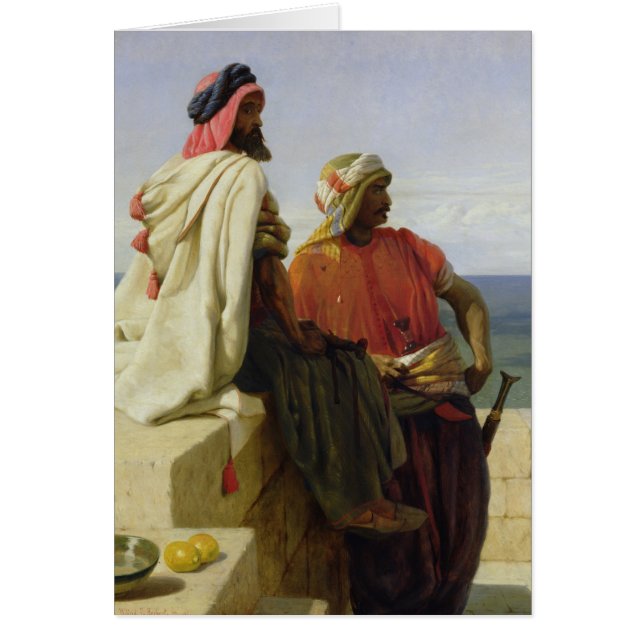 Saracens delante de su posición, 1864 (Frente)