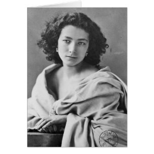Sarah Bernhardt disfrazada, c.1860