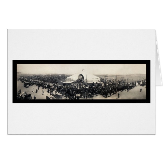 Sarah Bernhardt Tent Chicago Photo 1906 (Anverso (Horizontal))