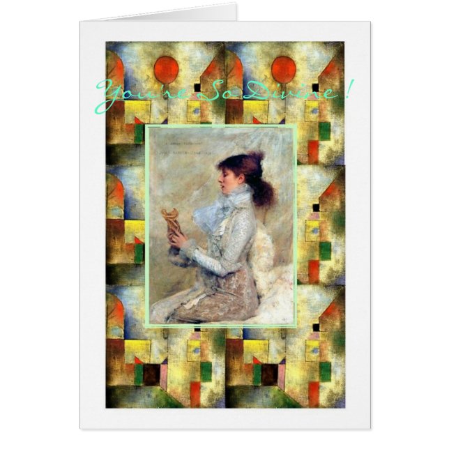 ¡Sarah Bernhardt-usted es tan divino! (Frente)