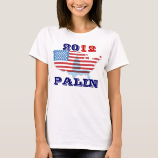 Sarah Palin 2012 señoras, top de la camiseta de