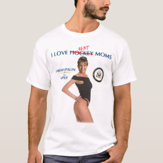 Sarah Palin - camiseta caliente de las mamáes del