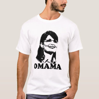 Sarah Palin Omama una camiseta del color
