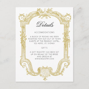 Sarah - Tarjeta de inscripción para la invitación