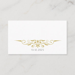 Sarah - Tarjetas de Boda con acento dorado