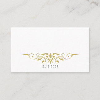 Sarah - Tarjetas de Boda con acento dorado