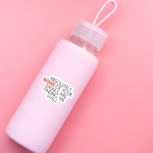 Sarcástico gracioso encontrarme bien Pegatina