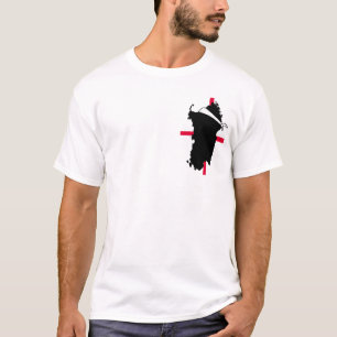 Sardegna de 4 voltios - Camiseta delantera/trasera