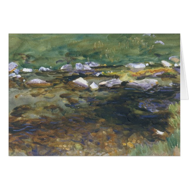 Sargent John Singer - Brook y Meadow (Anverso (Horizontal))