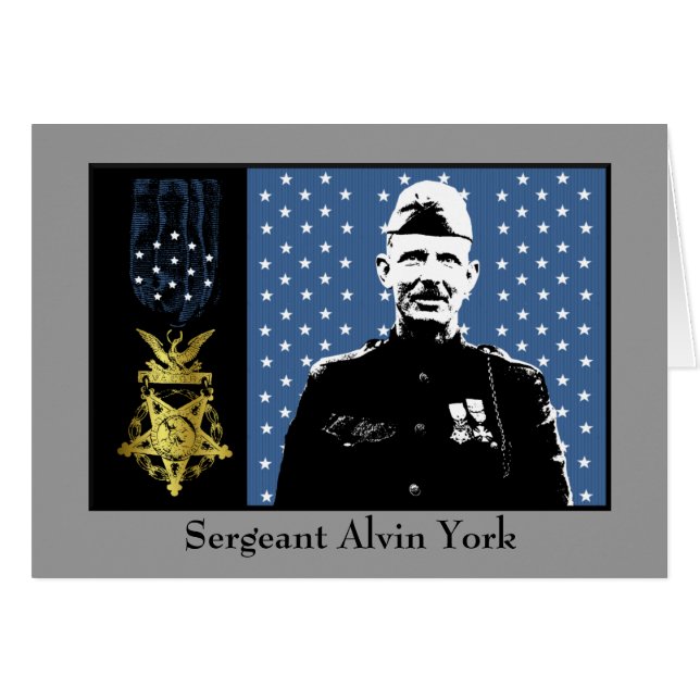 Sargento Alvin York - ganador de medalla de honor (Anverso (Horizontal))